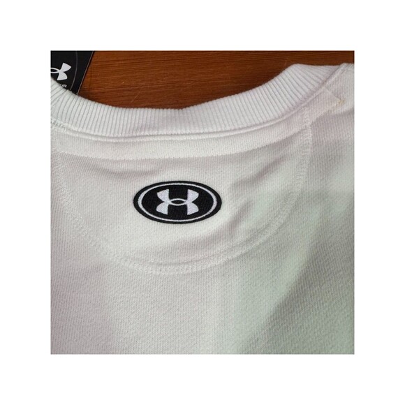 Under Armour Originators Heavyweight Short Sleeve Crew 1366413 White Mens Medium - Picture 7 of 8